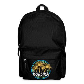 Geschenk für Korsika - Rucksack - Schwarz - Vorne