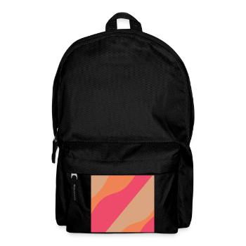 Tidefold-Sonnenuntergangsstreifen - Rucksack - Schwarz - Vorne