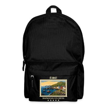 Irland Dingle Vintage Reisemarke - Rucksack - Schwarz - Vorne