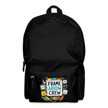 FRAME ARROW CREW - Backpack - black - Front