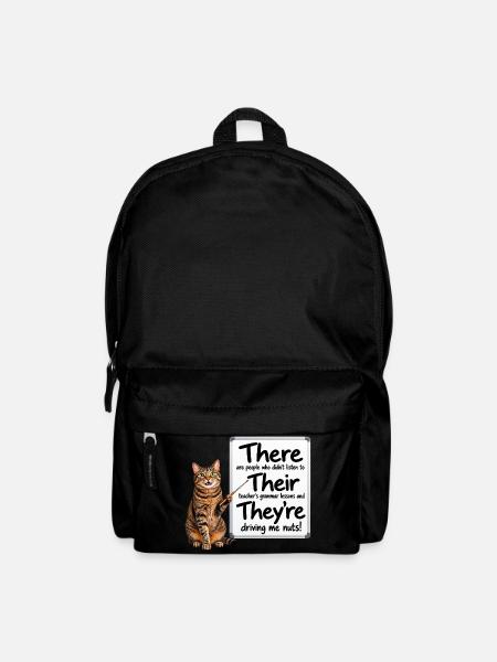Grammatikunterricht - Rucksack - Schwarz