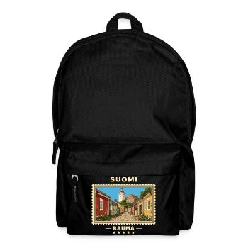 Suomi Rauma Vintage Reisemarke - Rucksack - Schwarz - Vorne