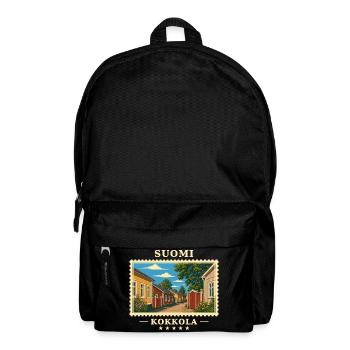 Suomi Kokkola Vintage Reisemarke - Rucksack - Schwarz - Vorne