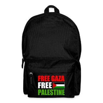 Free gaza free palestine - Sac à dos - noir - Devant