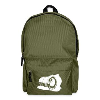 Lens camera - Backpack - olive green - Front