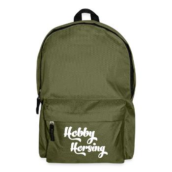 Cheval en pocket cheval dans sac Hobby Horsing Bébé - Sac à dos - vert olive - Devant