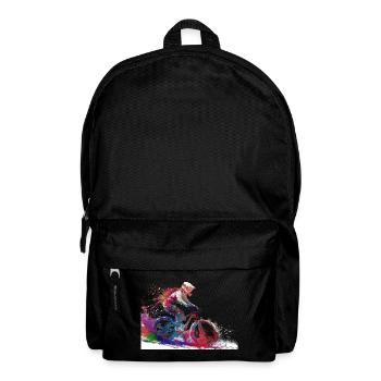 BMX rider #sport #bike - Backpack - black - Front