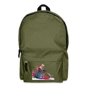 BMX Fahrer #sport #bike - Rucksack - Olivgrün - Vorne