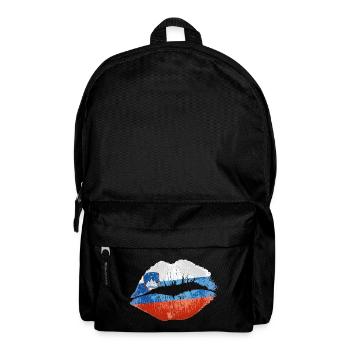 Kuss (Slowenien / Slovenia) - Rucksack - Schwarz - Vorne