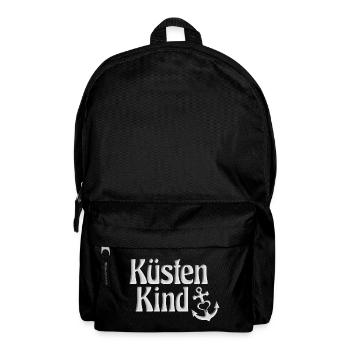 Küsten Kind Küsten Kind. Meer norddeutsch Hamburg - Rucksack - Schwarz - Vorne