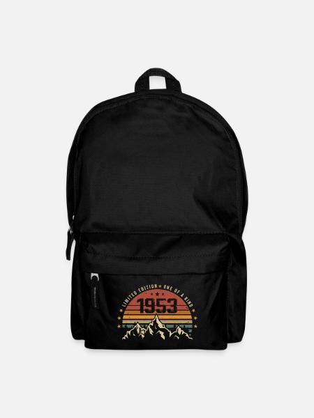Jahrgang 1953 - Vintage Geburtstagsgeschenk 1953 - Rucksack - Schwarz