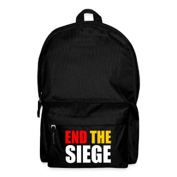 End the siege - Backpack - black - Front