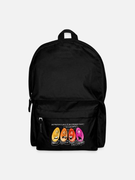 Ostereier - Rucksack - Schwarz