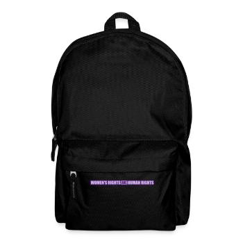 womens rights feminist quote - Backpack - black - Front