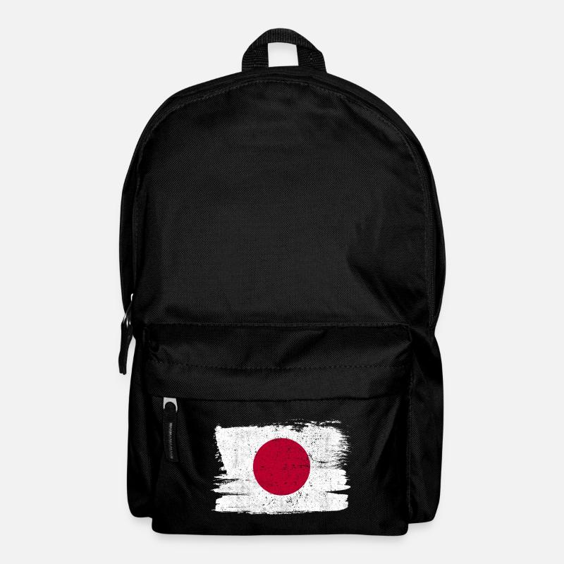 Japan Flagge Japan Vintage Sun - Rucksack - Schwarz