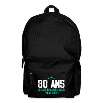 Beau goss Cadeau Anniversaire 80 ans Humour - Sac à dos - noir - Devant
