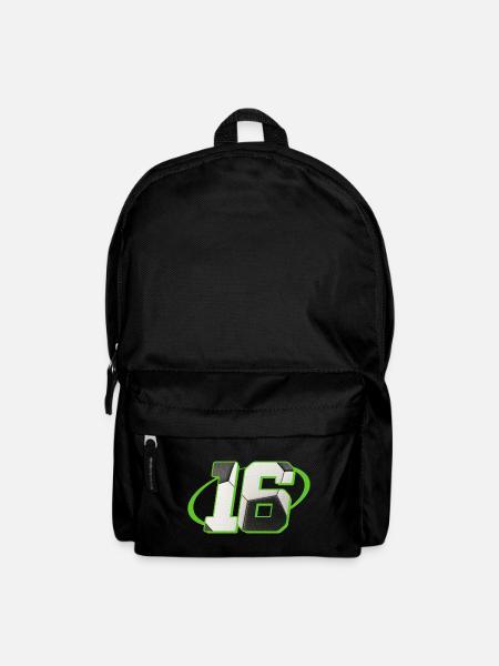 16 Geburtstag Fußball 16 Jahre Fußballspieler - Rucksack - Schwarz