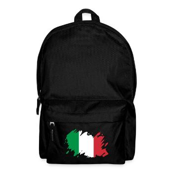 Italie Drapeau Brosse Drapeau Vacances Voyage Maison Rome - Sac à dos - noir - Devant