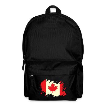 Canada flag maple maple leaf maple leaf holiday - Backpack - black - Front