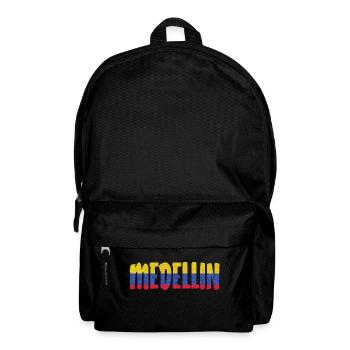 Medellin Kolumbien Flagge Pablo - Rucksack - Schwarz - Vorne
