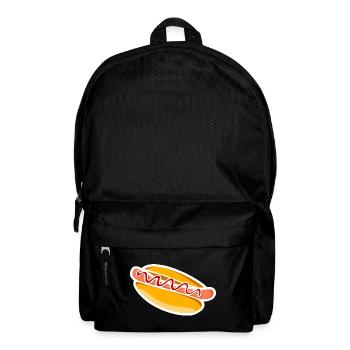 Hotdog - Rucksack - Schwarz - Vorne