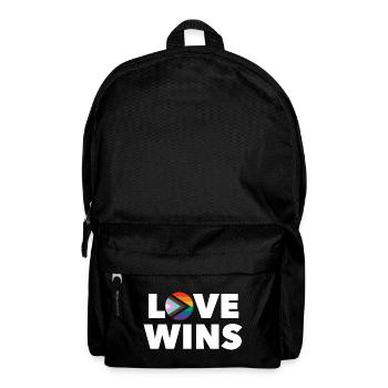 LGBTQ Love Wins - Backpack - black - Front
