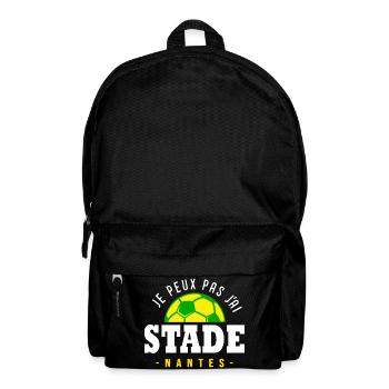 Je peux pas j ai Stade Nantes football - Sac à dos - noir - Devant