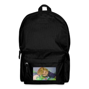 Träumendes Mädchen - Rucksack - Schwarz - Vorne