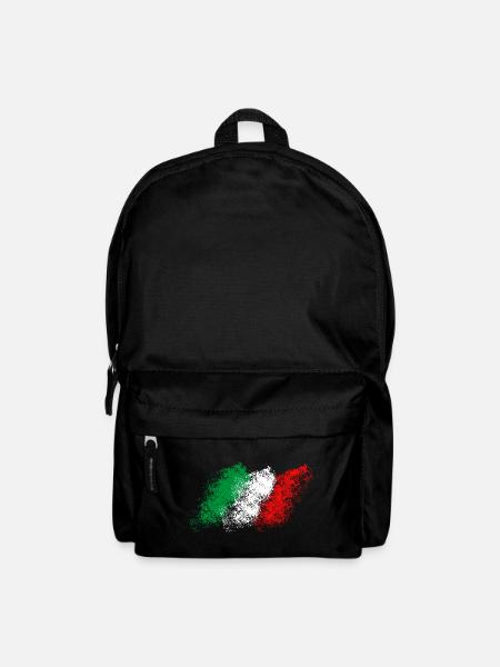 Drapeau italien Drapeau Vintage - Sac à dos - noir