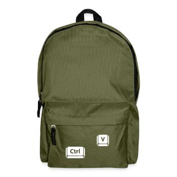 Ctrl V - Backpack - olive green - Front