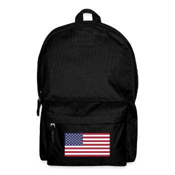 Flag-Kollektion - the United States - Rucksack - Schwarz - Vorne