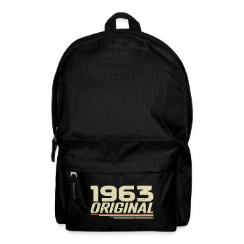 Né en 1963 Vintage 1963 Anniversaire Rétro 1963 - Sac à dos - noir - Devant