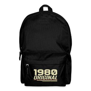 Né en 1980 Vintage 1980 Anniversaire Rétro 1980 - Sac à dos - noir - Devant