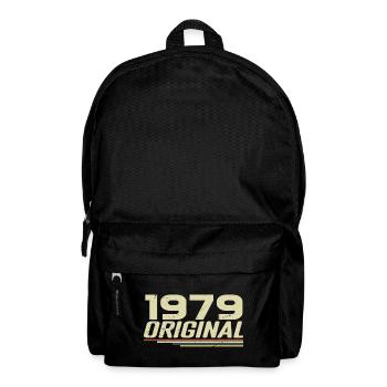 Born in 1979 Vintage 1979 Retro Birthday 1979 - Backpack - black - Front