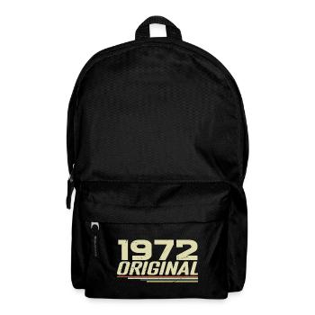 Né en 1972 Vintage 1972 Anniversaire Rétro 1972 - Sac à dos - noir - Devant