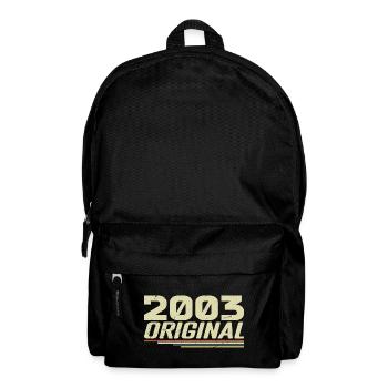 Né en 2003 Vintage 2003 Anniversaire Rétro 2003 - Sac à dos - noir - Devant