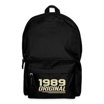 Né en 1989 Vintage 1989 Anniversaire Rétro 1989 - Sac à dos - noir - Devant