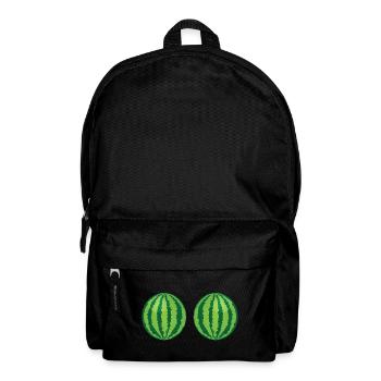 Melon Bikini Costume Bra - Backpack - black - Front