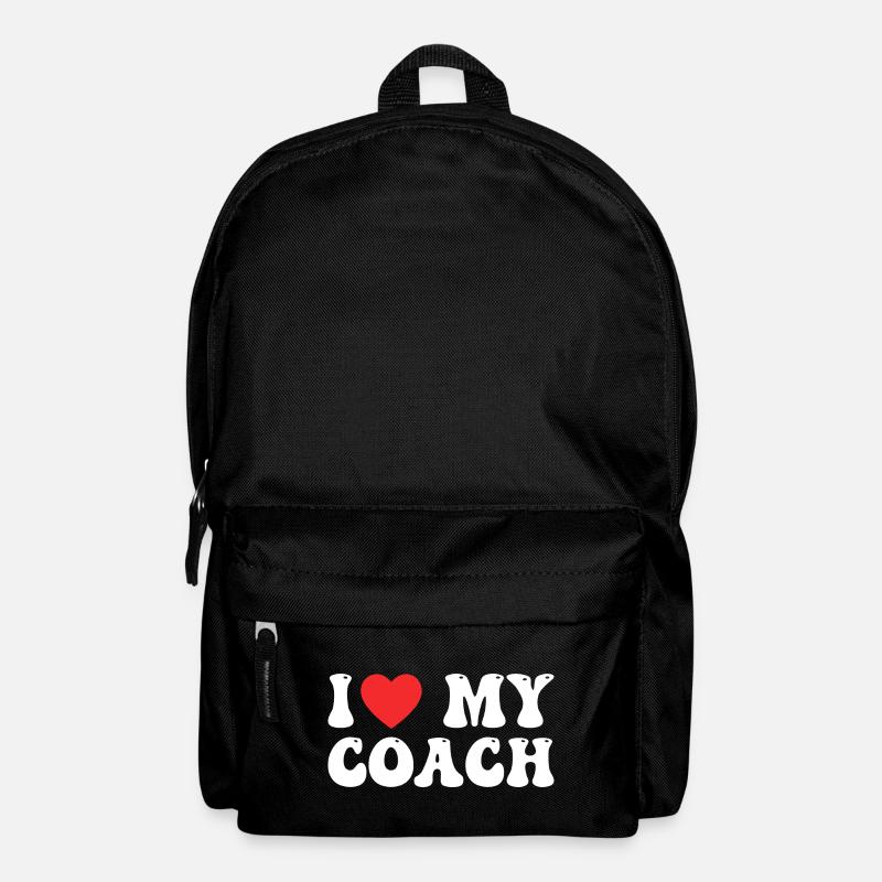 Ich liebe meinen Coach - Rucksack - Schwarz
