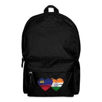 Liechtenstein Indien Flagge used - Rucksack - Schwarz - Vorne