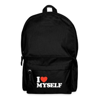 I love myself Confession of self-love - Backpack - black - Front