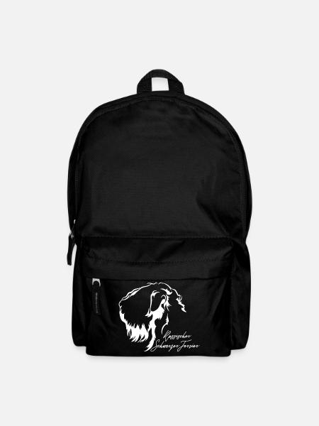 RUSSISCHER SCHWARZER TERRIER Profil Hunde Wilsigns - Rucksack - Schwarz