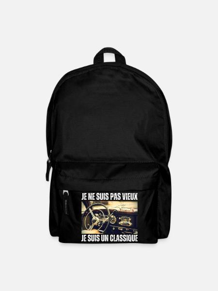 Je ne suis pas vieux je suis classique cadeau - Sac à dos - noir