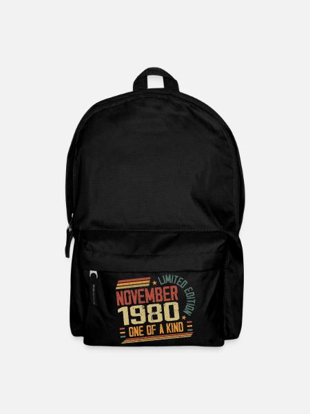 Awesome since November 1980 Geburtstagsgeschenk - Rucksack - Schwarz