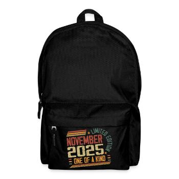 Awesome Since November 2025 Birthday Gift - Backpack - black - Front