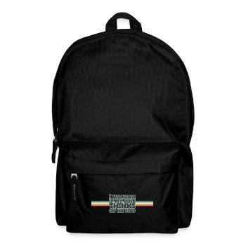 I wonder if my bike thinks of me too - Rucksack - Schwarz - Vorne
