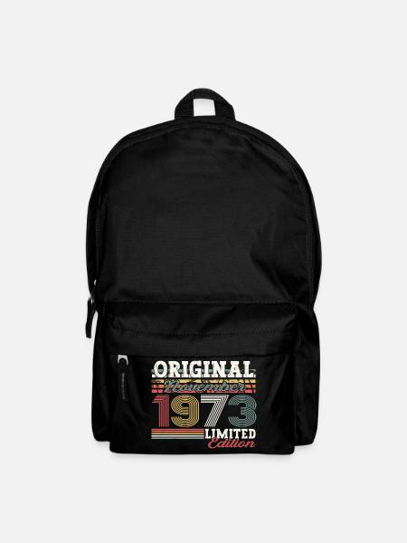 Original November 1973 49. Geburtstag Geschenk - Rucksack - Schwarz
