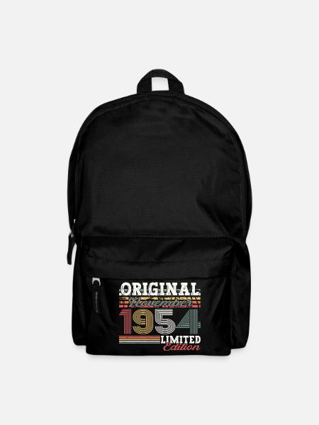 Original November 1954 68. Geburtstag Geschenk - Rucksack - Schwarz
