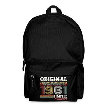 Original November 1961 61st birthday gift - Backpack - black - Front