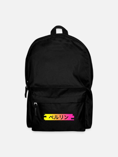 Berlin en japonais - écriture japonaise - Sac à dos - noir